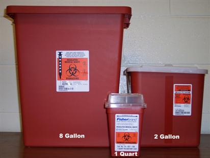 Picture of sharps containers
