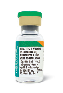 Picture of Hepatitis B vaccine vial